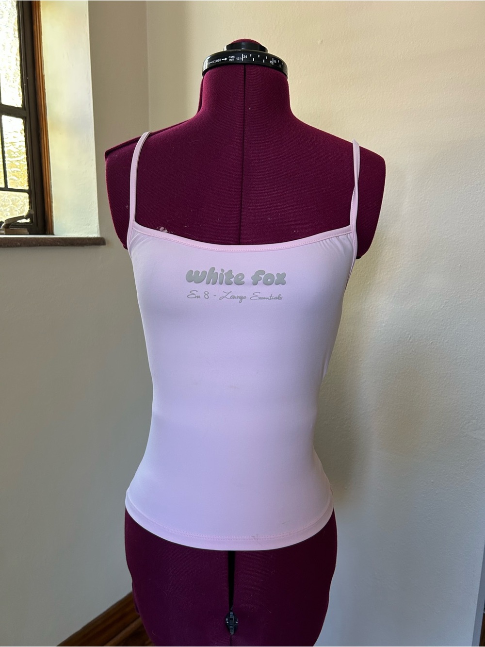 ·White Fox· Light Pink Era 8 Lounge Essentials Tank Top Size Medium